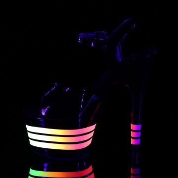 ADORE-709UVLN Sexy boty se svítícími pruhy Pleaser - vnitřní pohled ADORE-709UVLN Sexy boty se svítícími pruhy Pleaser - vnitřní pohled