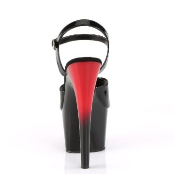 ADORE-709BR Sexy boty Pleaser - zadní pohled