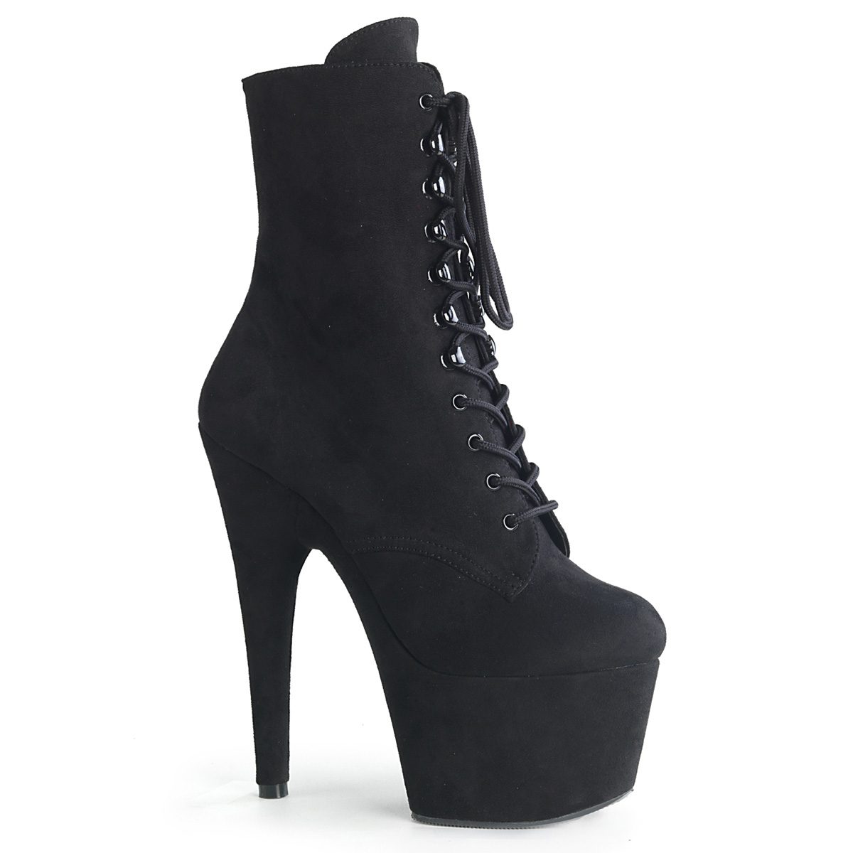 ADORE-1020FS Černé semišové kozačky | ADORE-1020FS Pleaser