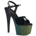 ADORE-709OMBRE Zelené sexy boty