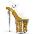 FLAMINGO-808GF Zlaté sexy boty