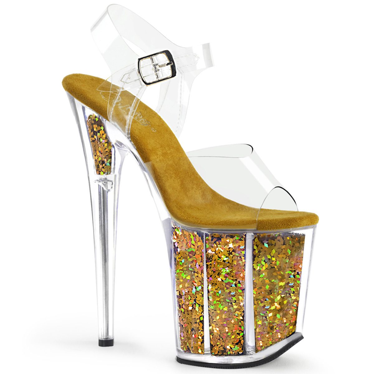 FLAMINGO-808GF Zlaté sexy boty | FLAMINGO-808GF Pleaser