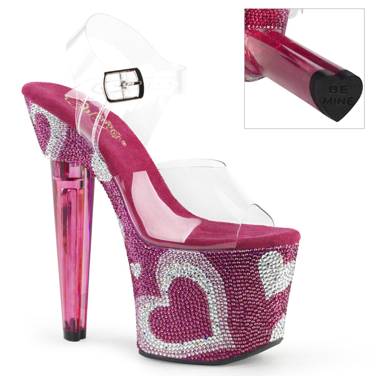 LOVESICK-708HEART Sexy boty Pleaser | LOVESICK-708HEART Pleaser