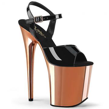 FLAMINGO-809 Sexy sandály na extra podpatku