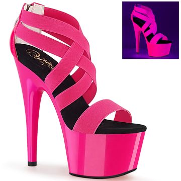 ADORE-769UV Růžové svítící páskové boty Pleaser ADORE-769UV Růžové svítící páskové boty Pleaser