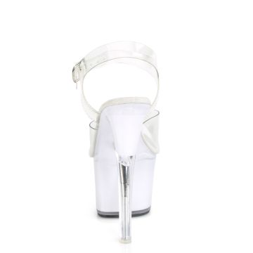 DISCOLT-708 Svítící sexy boty Pleaser - zadní pohled