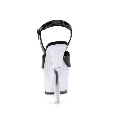 ILLUMTR-709 Svítící boty Pleaser Pleaser - zadní pohled