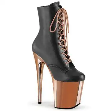 FLAMINGO-1020 Sexy kozačky Pleaser na extra podpatku