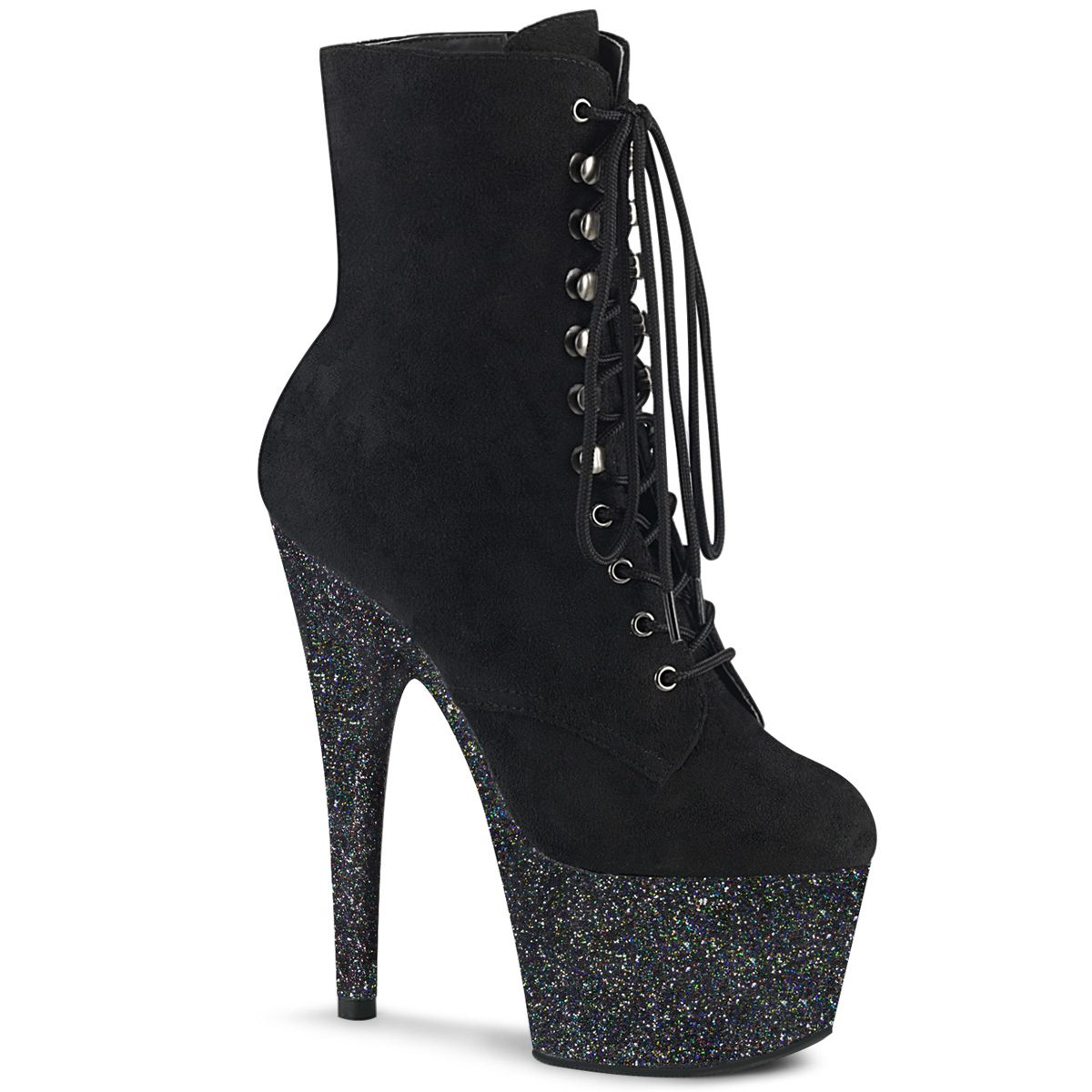 ADORE-1020FSMG Černé taneční kozačky Pleaser | ADORE-1020FSMG Pleaser