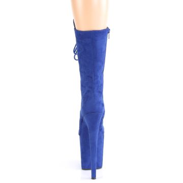 FLAMINGO-1050FS Modré taneční kozačky Pleaser - zadní pohled FLAMINGO-1050FS Modré taneční kozačky Pleaser - zadní pohled