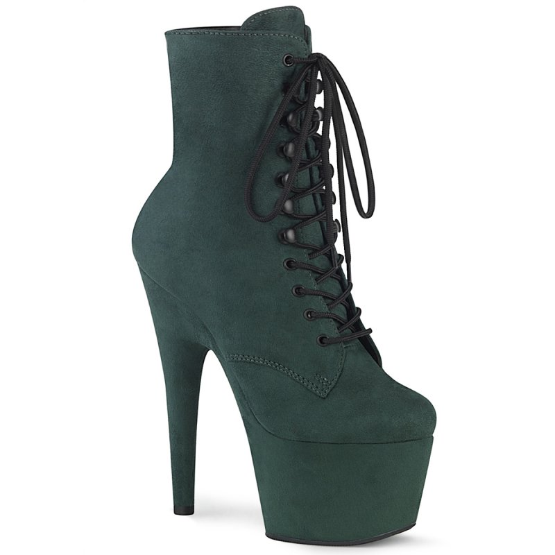 ADORE-1020FS Zelené taneční kotníčkové kozačky