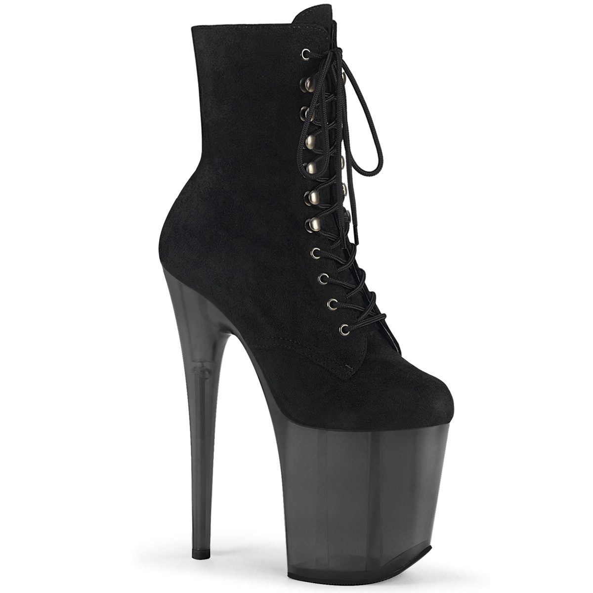 FLAMINGO-1020FST Sexy černé kozačky Pleaser | FLAMINGO-1020FST Pleaser