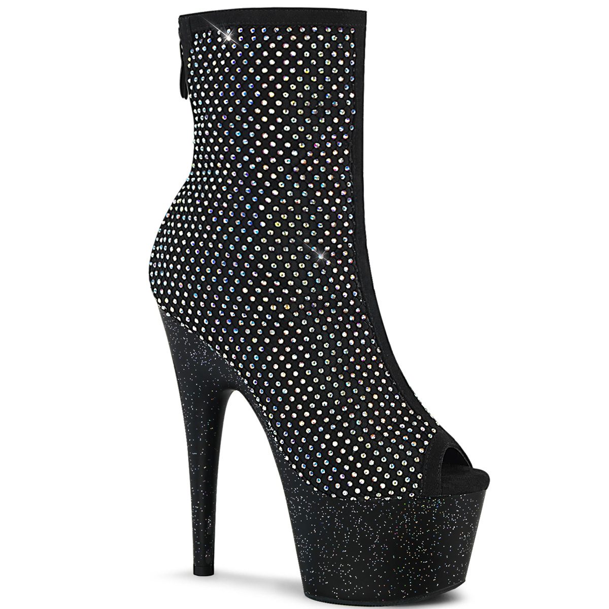 ADORE-1031GM Sexy černé boty Pleaser | ADORE-1031GM Pleaser