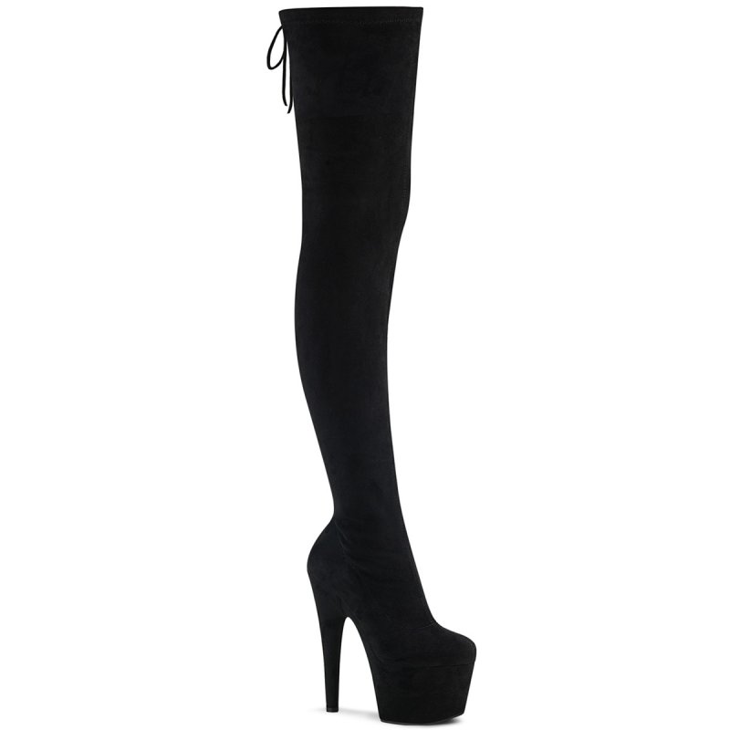 ADORE-3008 Semišové kozačky Pleaser