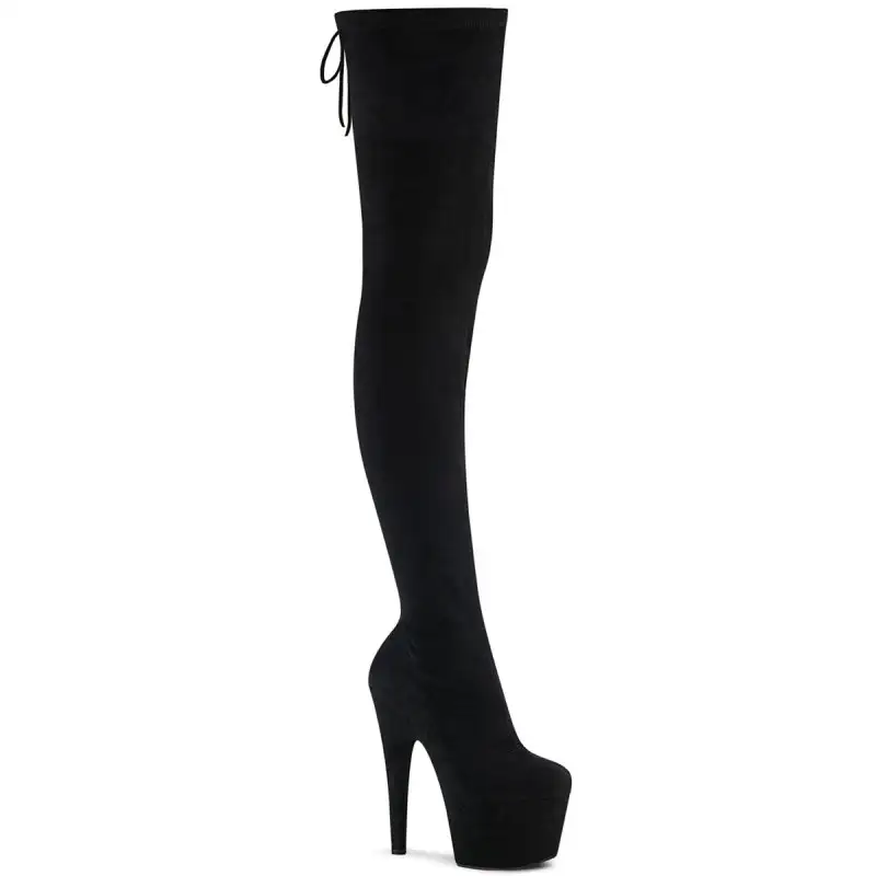 ADORE-3008 Semišové kozačky Pleaser