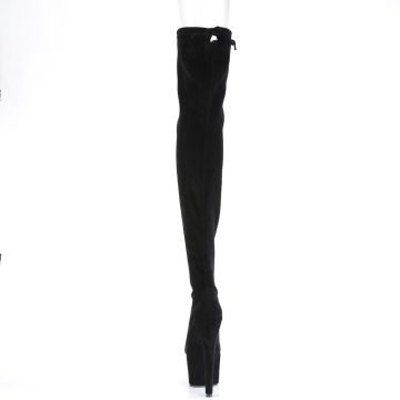 ADORE-3008 Semišové kozačky Pleaser Pleaser - zadní pohled ADORE-3008 Semišové kozačky Pleaser Pleaser - zadní pohled