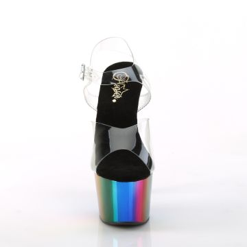 ADORE-708RC Sexy boty Pleaser Pleaser - přední pohled ADORE-708RC Sexy boty Pleaser Pleaser - přední pohled