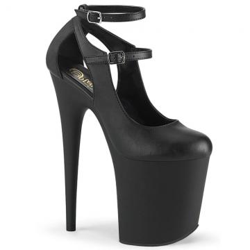 FLAMINGO-850 Černé sexy boty Pleaser