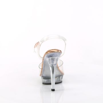 LIP-108 Průhledné sandály Fabulicious - zadní pohled LIP-108 Průhledné sandály Fabulicious - zadní pohled