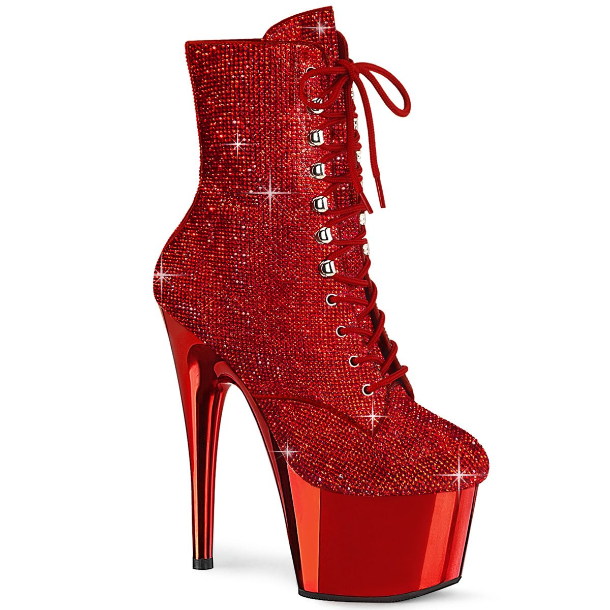 ADORE-1020CHRS Luxusní červené kozačky | ADORE-1020CHRS Pleaser