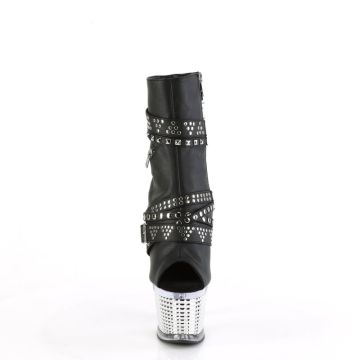 SPECTATOR-1015 Černé sexy kozačky Pleaser Pleaser - přední pohled SPECTATOR-1015 Černé sexy kozačky Pleaser Pleaser - přední pohled