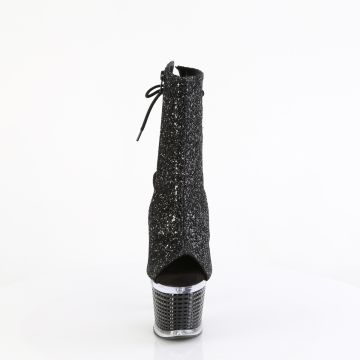 SPECTATOR-1018G Černé sexy kozačky Pleaser Pleaser - přední pohled