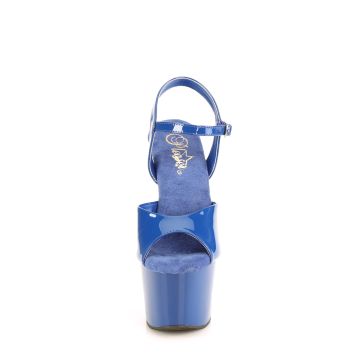 ADORE-709 Modré sexy boty Pleaser - přední pohled ADORE-709 Modré sexy boty Pleaser - přední pohled