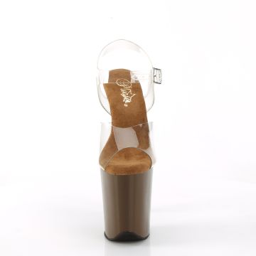 FLAMINGO-808 Sandály na extra podpatku Pleaser - přední pohled