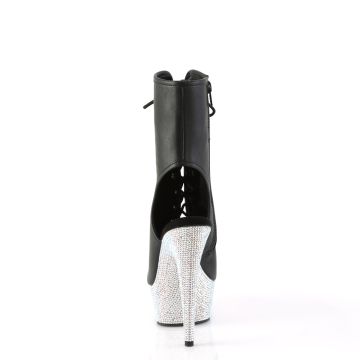 BEJEWELED-1016-6 Go-go kozačky Pleaser - zadní pohled BEJEWELED-1016-6 Go-go kozačky Pleaser - zadní pohled