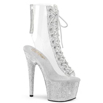 BEJEWELED-1016C-2-7 Go-go kozačky Pleaser Pleaser BEJEWELED-1016C-2-7 Go-go kozačky Pleaser Pleaser