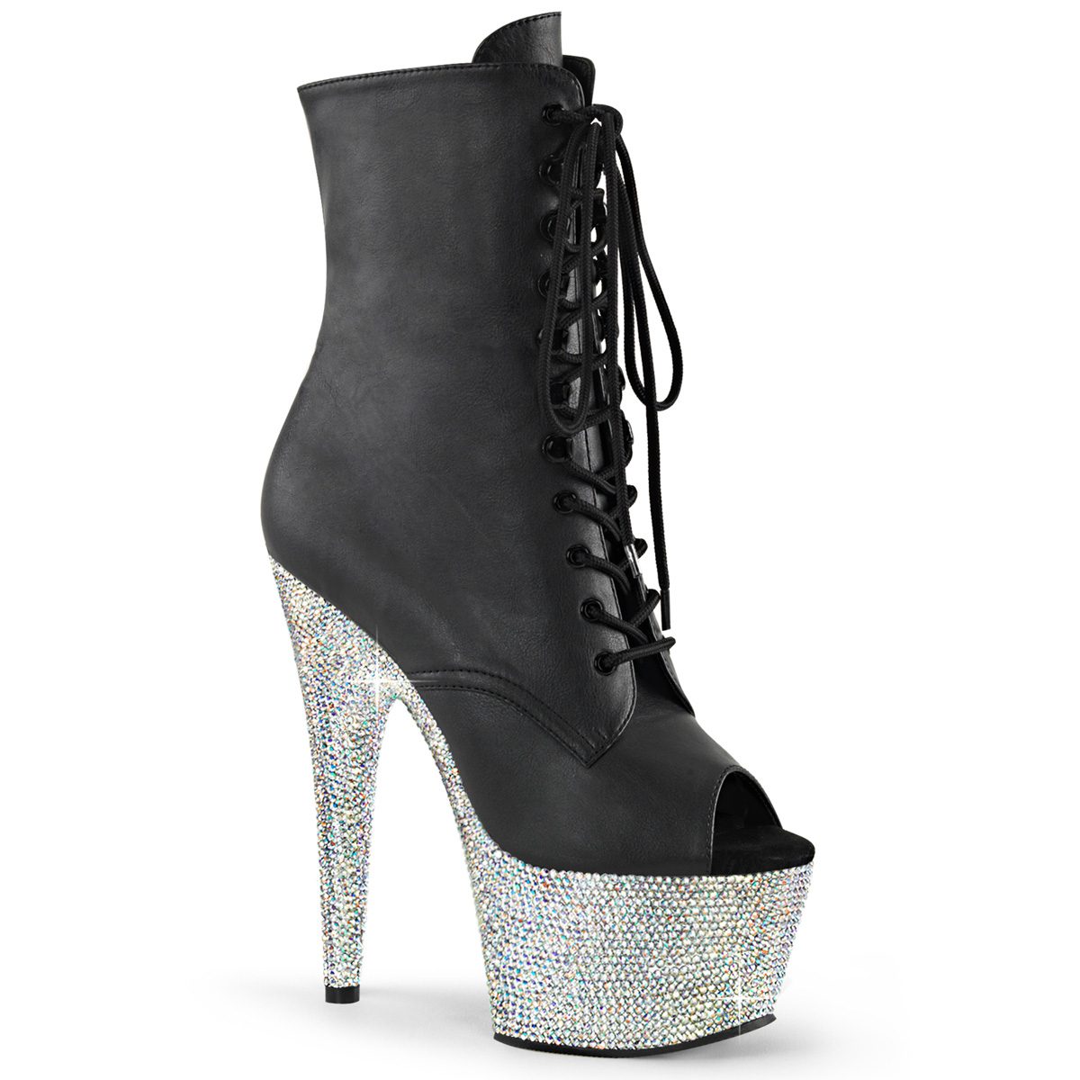 BEJEWELED-1021-7 Luxusní kotníčkové kozačky | BEJEWELED-1021-7 Pleaser