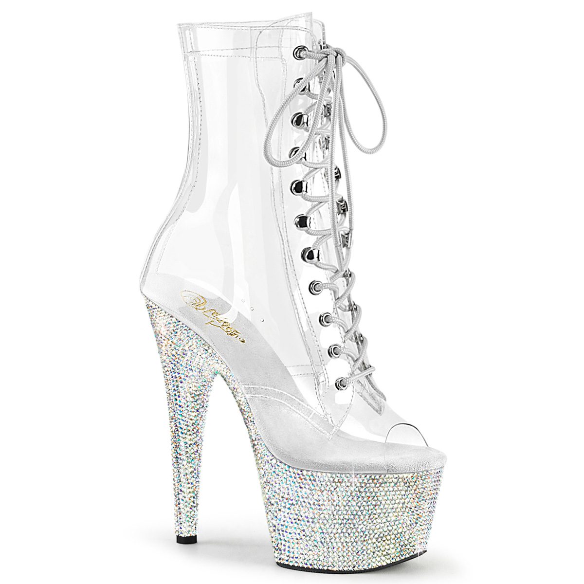 BEJEWELED-1021C-7 Luxusní kotníčkové kozačky | BEJEWELED-1021C-7 Pleaser