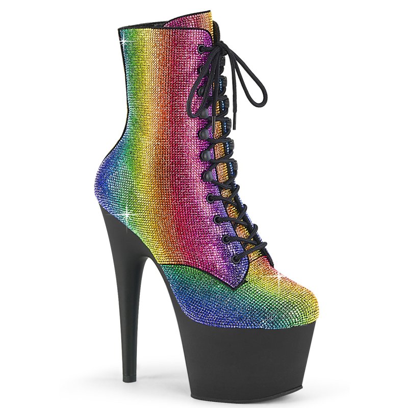 ADORE-1020RS Duhové sexy kozačky Pleaser