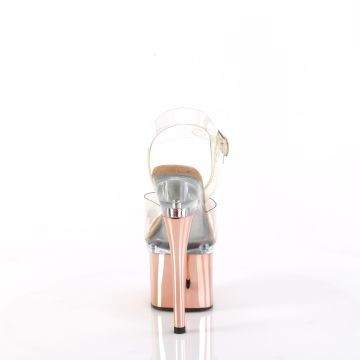 ESTEEM-708 Zlaté sexy boty Pleaser - zadní pohled ESTEEM-708 Zlaté sexy boty Pleaser - zadní pohled