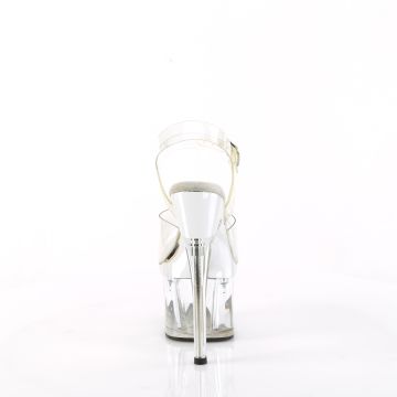 ESTEEM-708 Průhledné sexy boty Pleaser - zadní pohled ESTEEM-708 Průhledné sexy boty Pleaser - zadní pohled