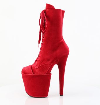 FLAMINGO-1045VEL Červené kozačky Pleaser Pleaser - vnitřní pohled FLAMINGO-1045VEL Červené kozačky Pleaser Pleaser - vnitřní pohled