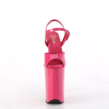 INFINITY-909 Růžové sexy boty Pleaser - přední pohled INFINITY-909 Růžové sexy boty Pleaser - přední pohled