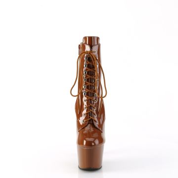 ADORE-1020 Karamelové taneční kozačky Pleaser - přední pohled ADORE-1020 Karamelové taneční kozačky Pleaser - přední pohled