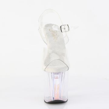 ENCHANT-708AQUA-01 Sexy boty Pleaser Pleaser - přední pohled ENCHANT-708AQUA-01 Sexy boty Pleaser Pleaser - přední pohled