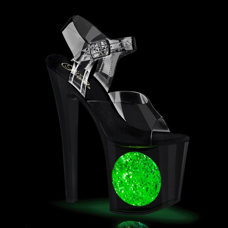 ENCHANT-708LT-CIRCLE Svítící sexy boty Pleaser