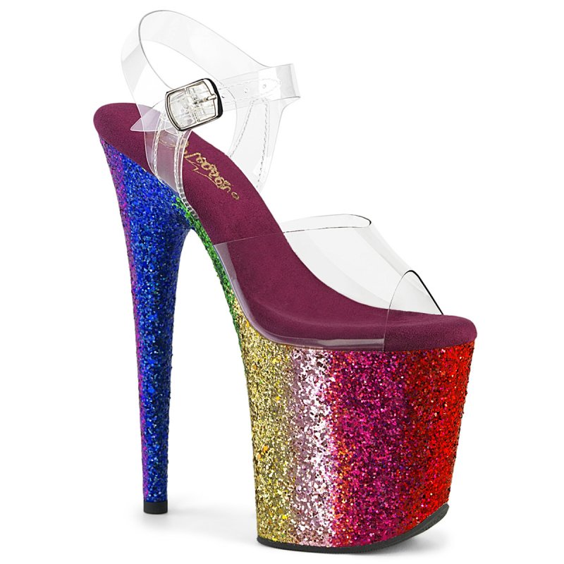 FLAMINGO-808RBG Sexy boty Pleaser