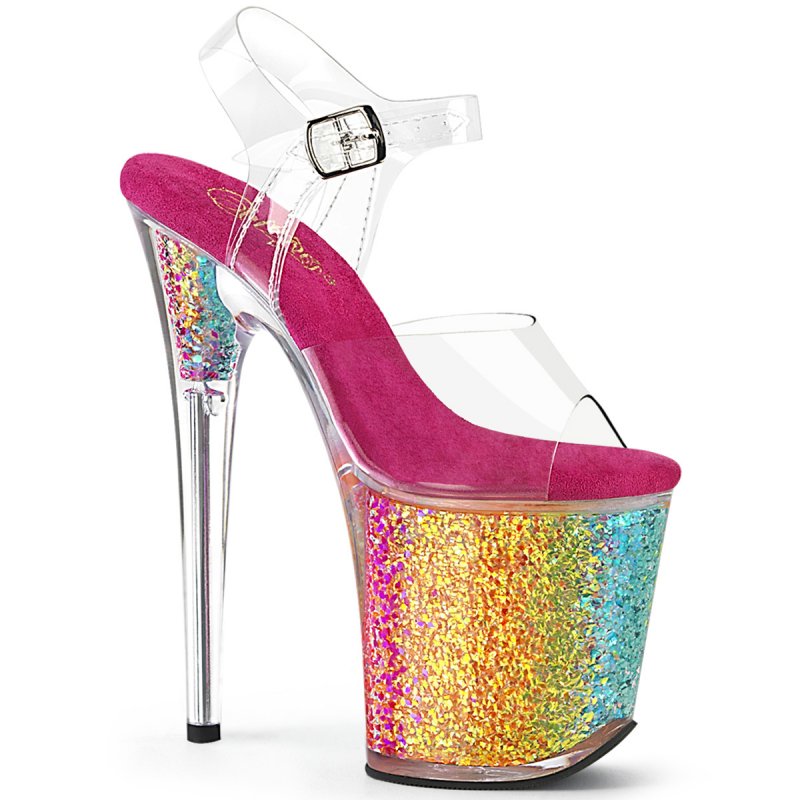 FLAMINGO-808RG-02 Sexy boty Pleaser