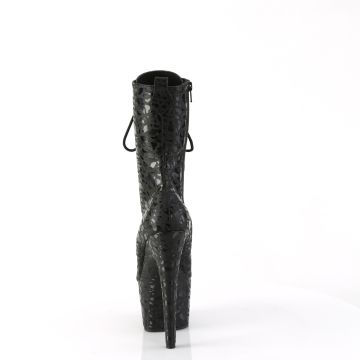 ADORE-1040LPH Černé kozačky Pleaser Pleaser - zadní pohled