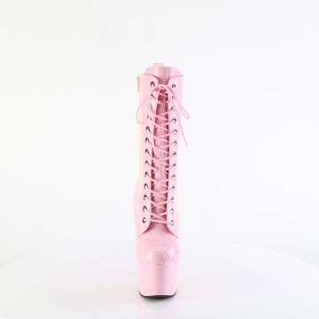 ADORE-1040WR-HG Růžové kozačky Pleaser Pleaser - přední pohled