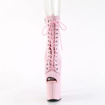 ENCHANT-1041 Růžové kozačky Pleaser Pleaser - přední pohled