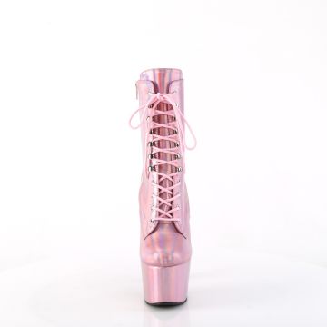 ADORE-1020HG Sexy růžové kozačky Pleaser - přední pohled ADORE-1020HG Sexy růžové kozačky Pleaser - přední pohled