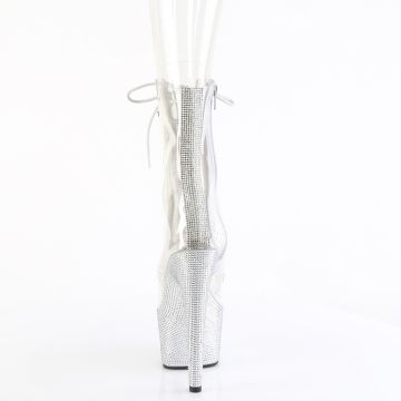 BEJEWELED-1021C-2 Luxusní kotníkové boty Pleaser - zadní pohled BEJEWELED-1021C-2 Luxusní kotníkové boty Pleaser - zadní pohled