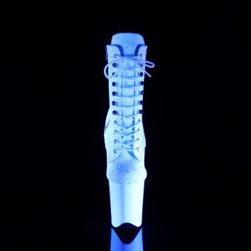 FLAMINGO-1020LG UV kotníčkové kozačky Pleaser - přední pohled FLAMINGO-1020LG UV kotníčkové kozačky Pleaser - přední pohled