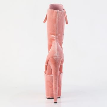 FLAMINGO-1045VEL Pole dance kozačky Pleaser - zadní pohled FLAMINGO-1045VEL Pole dance kozačky Pleaser - zadní pohled