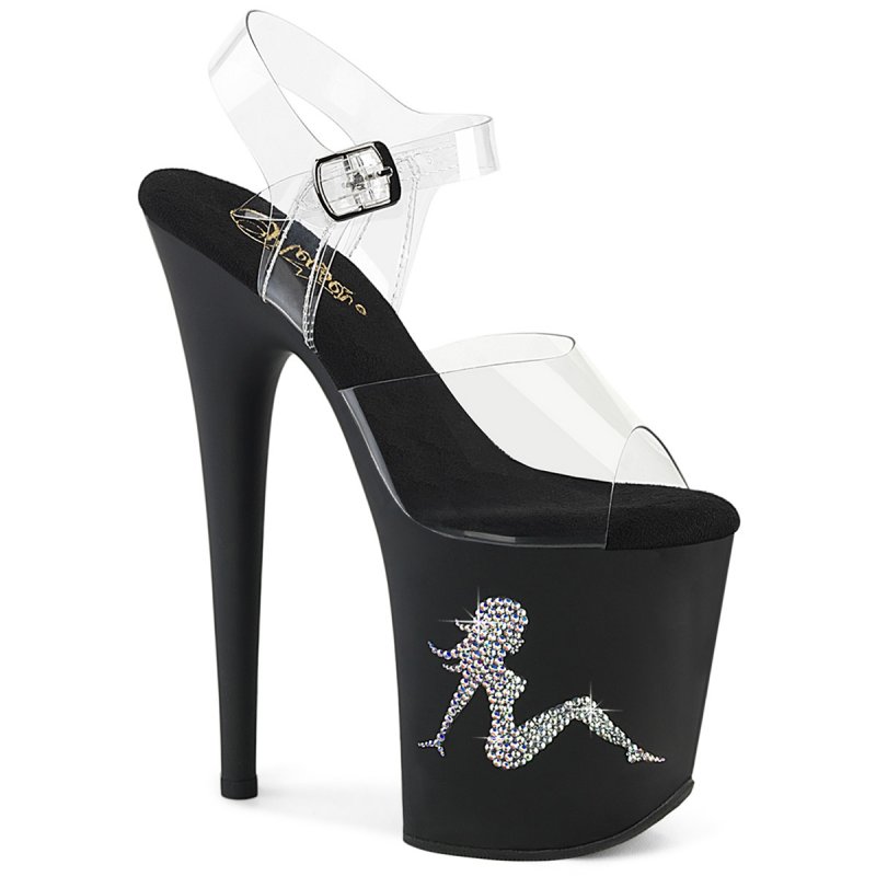 FLAMINGO-808TGRS Sexy boty Pleaser